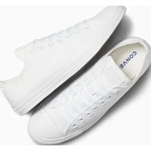 Converse All Stars Chuck Taylor 1U647F White Low Unisex Mono 12 Mens/14 Womens